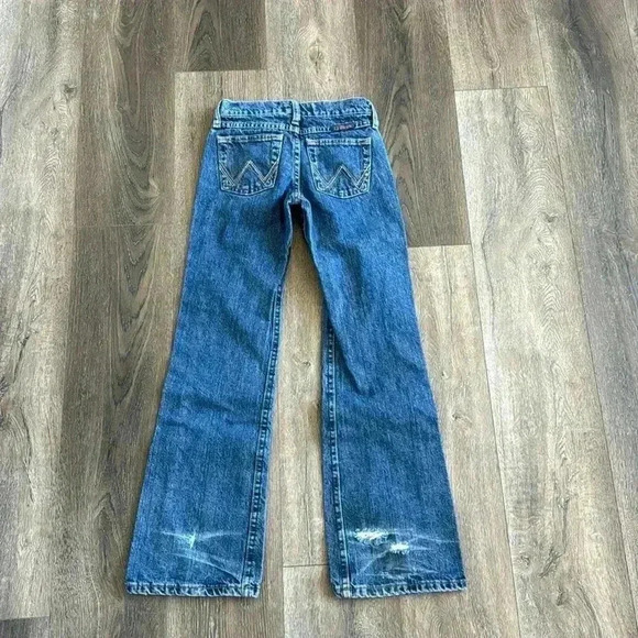 Wrangler Jeans.  Youth size 10.  Bootcut Cash Style. - Picture 5 of 8